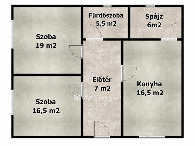 Eladó családi ház, Hajdúszoboszlón 52.99 M Ft, 2 szobás