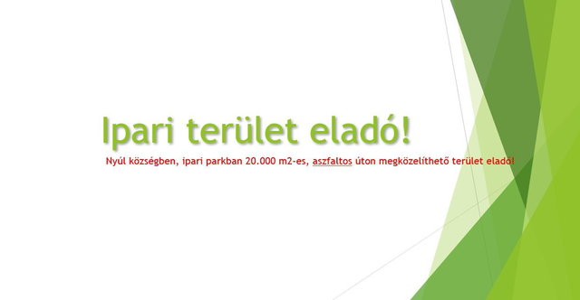 Eladó telek, Nyúlon 126 M Ft / költözzbe.hu