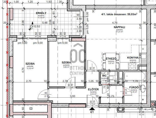 Eladó téglalakás, Budapesten, XIII. kerületben 106.067 M Ft
