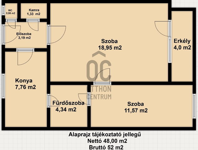 Eladó téglalakás, Budapesten, XIII. kerületben 71.3 M Ft