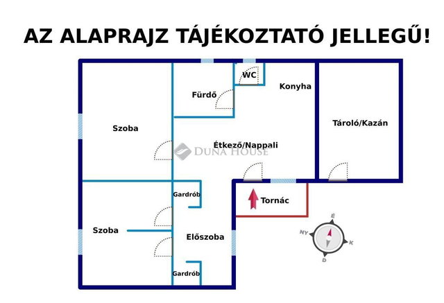 Eladó családi ház, Ászáron 37.5 M Ft, 3 szobás