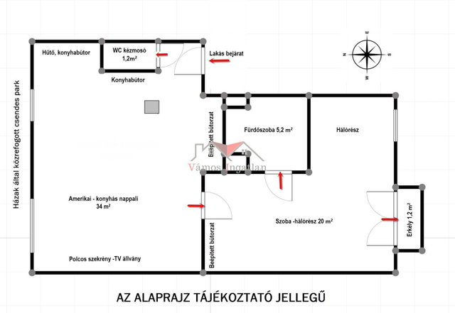 Kiadó téglalakás, albérlet, Vácon, Űrhajós utcában, 2 szobás