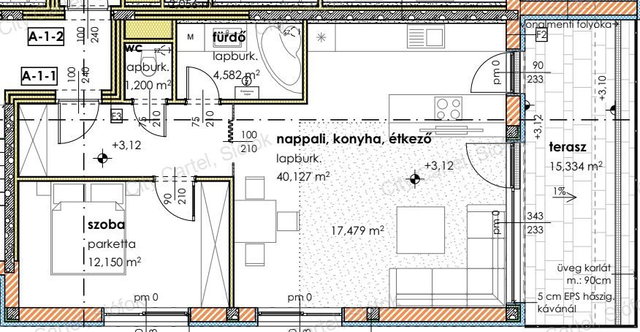 Eladó téglalakás, Balatonlelleén 79 M Ft, 2 szobás