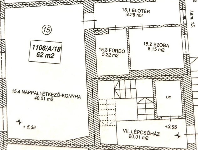 Eladó téglalakás, Szolnokon 71.3 M Ft, 1+1 szobás