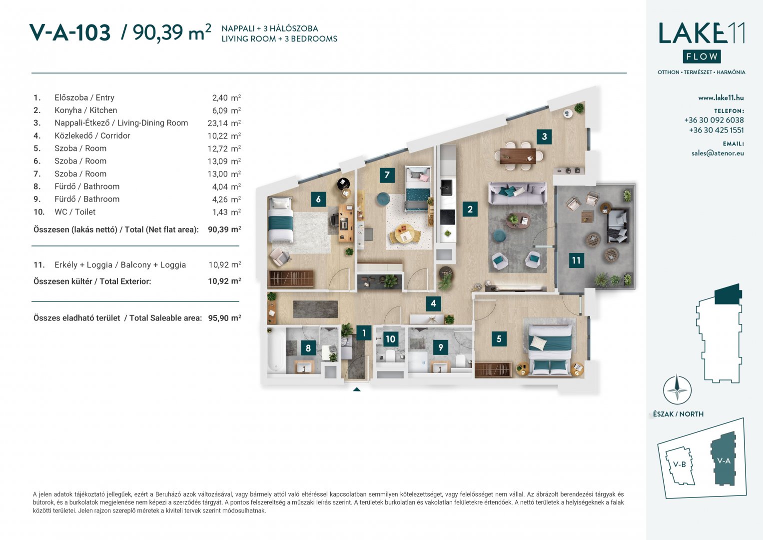 4 bed · 90m² · 156.490.000 ft