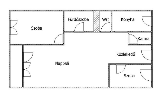 Eladó téglalakás, Egerben 49.9 M Ft, 2+1 szobás