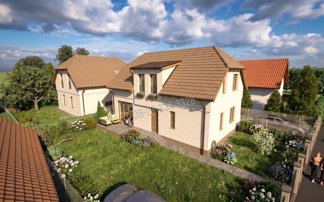 Eladó ikerház, Gödöllőn 119.9 M Ft, 5 szobás