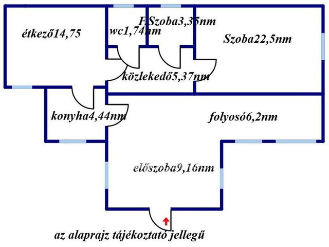 Eladó családi ház, Zsákán 4.7 M Ft, 1 szobás