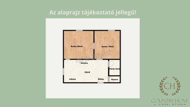 Eladó mezogazdasagi ingatlan, Dócon 18.9 M Ft, 2 szobás