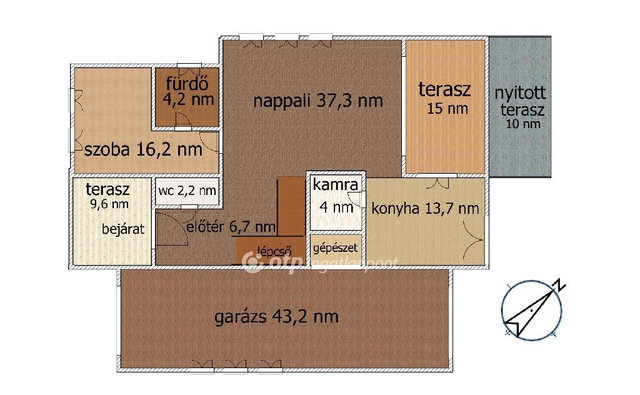 Eladó családi ház, Délegyházán 216 M Ft, 5 szobás