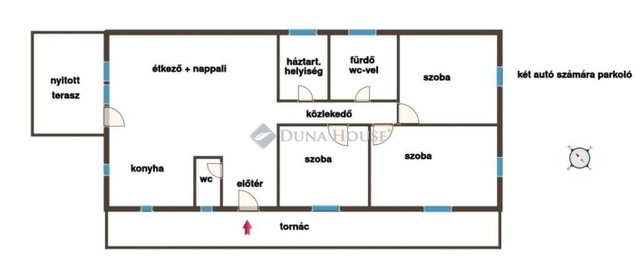 Eladó családi ház, Ráckeresztúron 81.9 M Ft, 4 szobás