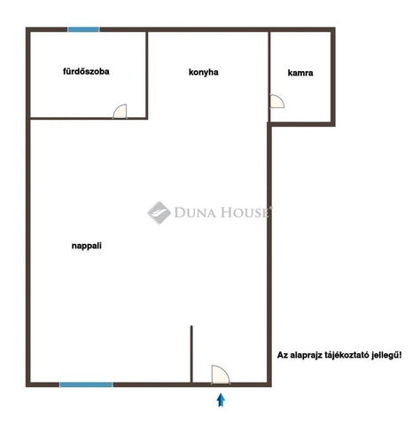 Eladó téglalakás, Vecsésen 40 M Ft, 1 szobás