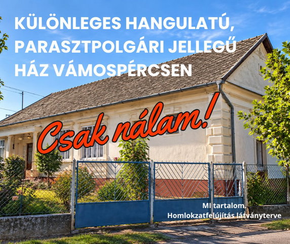 Eladó családi ház, Vámospércsen 38 M Ft, 2 szobás