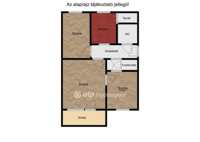 Eladó téglalakás, Berekfürdőn 32.99 M Ft, 3 szobás