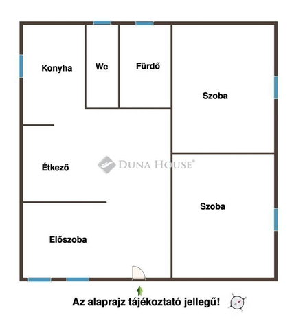 Eladó családi ház, Dánszentmiklóson 21.5 M Ft, 2 szobás