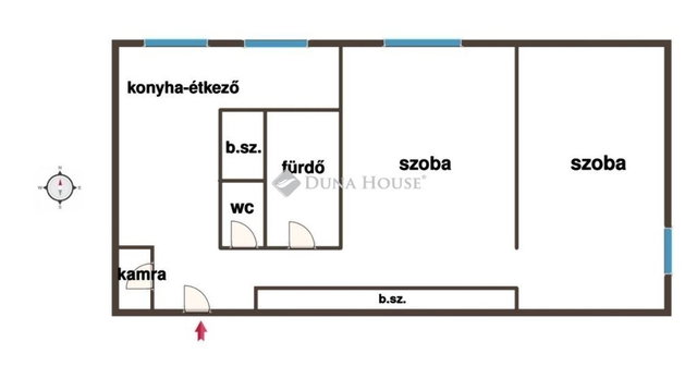 Eladó téglalakás, Zalaegerszegen 33.5 M Ft, 2 szobás