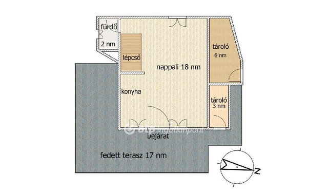 Eladó nyaraló, Szigetszentmiklóson 126.9 M Ft, 2 szobás