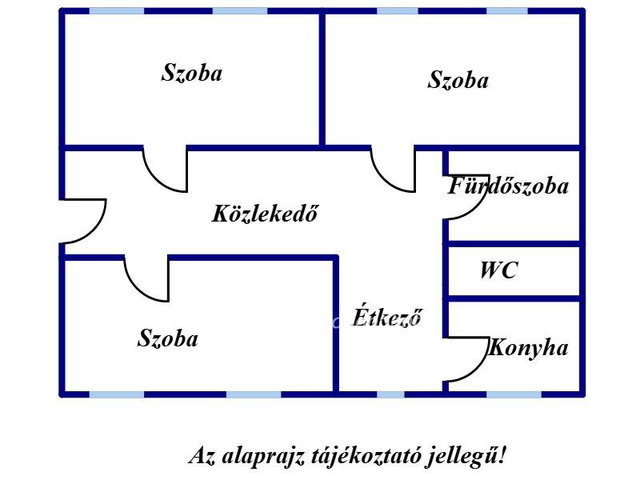 Eladó téglalakás, Záhonyon 19 M Ft, 2+1 szobás