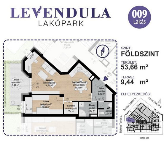 Eladó téglalakás, Kecskeméten 72.9 M Ft, 2 szobás