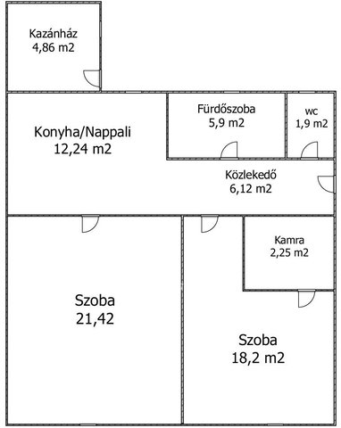 Eladó családi ház, Szegváron 18.9 M Ft, 2 szobás