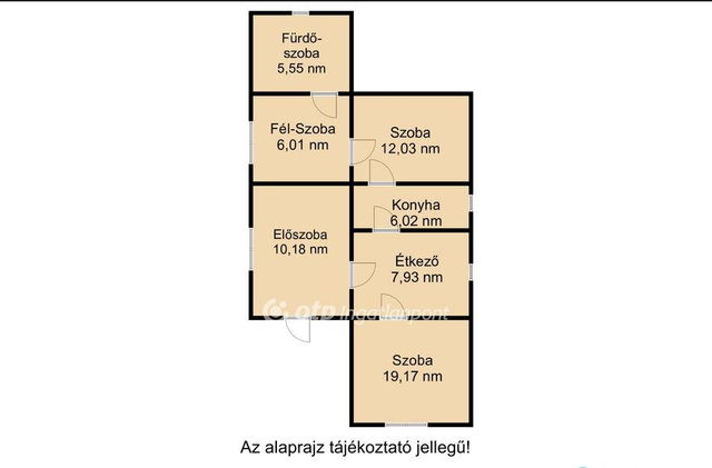 Eladó családi ház, Bocskaikerten 39.9 M Ft, 2+1 szobás