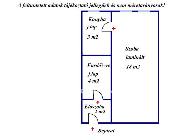 Eladó téglalakás, Balassagyarmaton 17.59 M Ft, 1 szobás