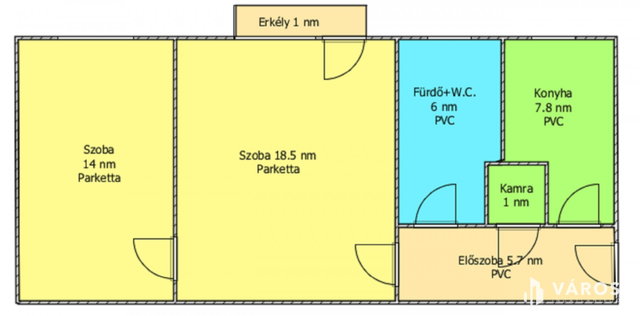 Eladó téglalakás, Bátonyterenyén 11.5 M Ft, 2 szobás