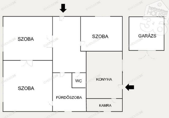 Eladó családi ház, Szabadszálláson 28.5 M Ft, 3 szobás