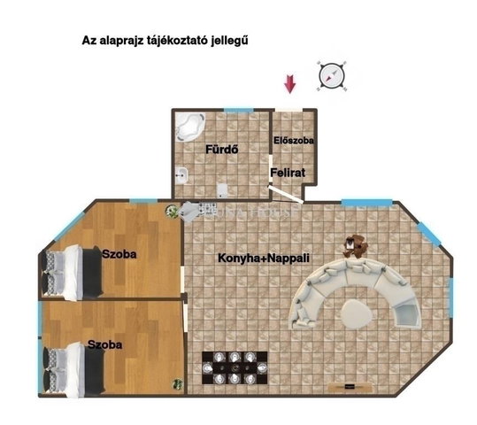 Eladó téglalakás, Ócsán 104.9 M Ft, 3 szobás