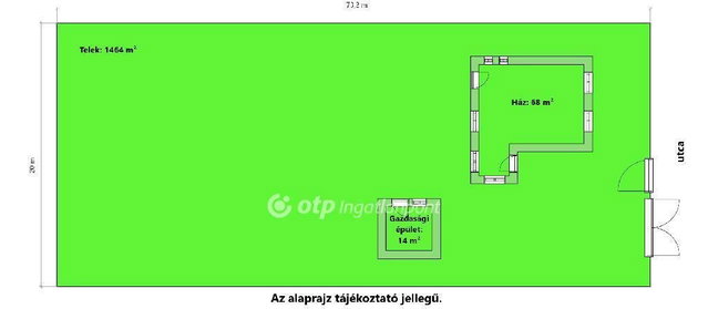Eladó családi ház, Tiszakeszin 8 M Ft, 2 szobás