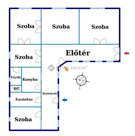Eladó családi ház, Kiskunfélegyházán 51.5 M Ft, 5 szobás