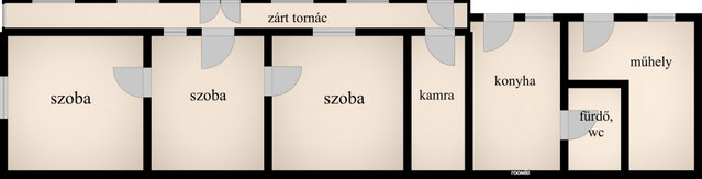 Eladó családi ház, Palotáson 17.5 M Ft, 3 szobás