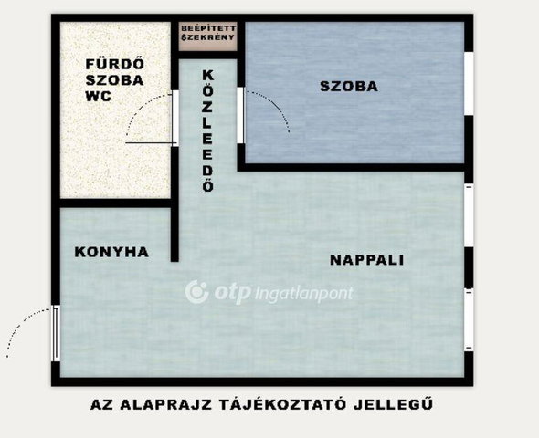 Eladó téglalakás, Nagykállóban 29.4 M Ft, 1+1 szobás