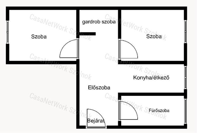 Kiadó téglalakás, albérlet, Szolnokon 120 E Ft / hó, 2 szobás