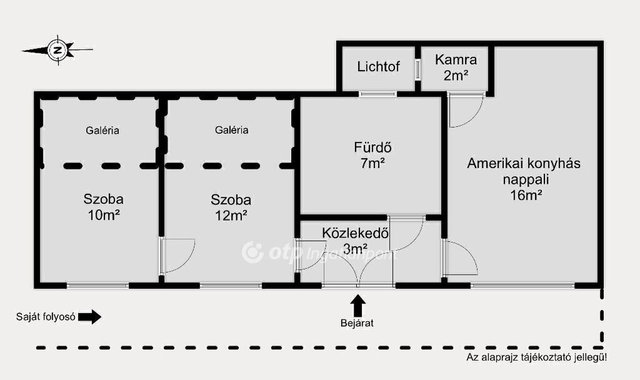 Eladó téglalakás, Budapesten, IX. kerületben 74.9 M Ft, 2 szobás