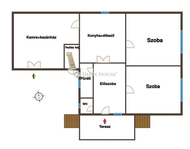 Eladó családi ház, Tiszaalpáron 34.9 M Ft, 2 szobás