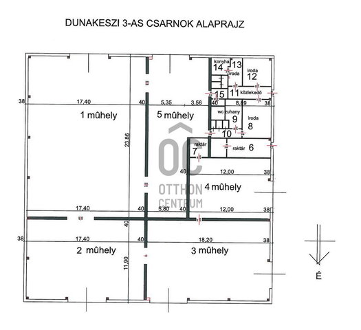 Kiadó ipari ingatlan, Dunakeszin 3185 E Ft / hó