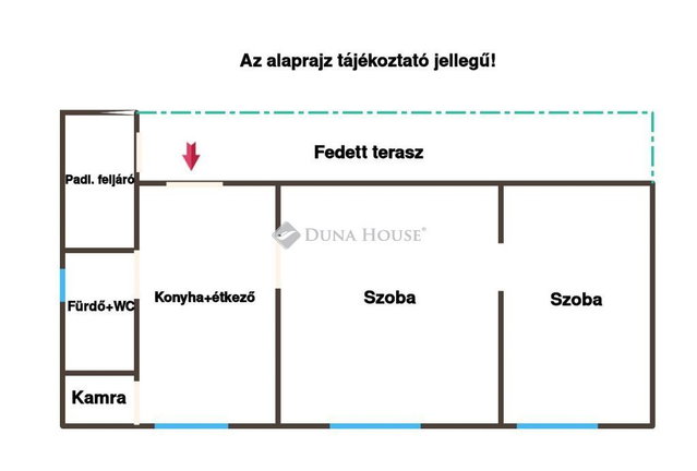 Eladó családi ház, Dombóváron 26.5 M Ft, 2 szobás