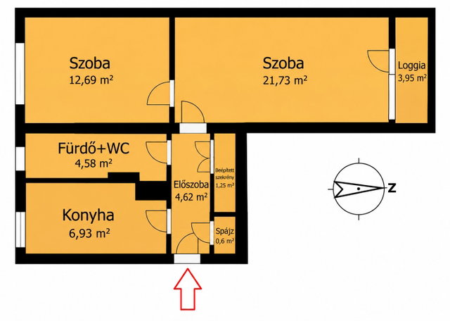 Eladó téglalakás, Miskolcon, Rácz Ádám utcában 26.9 M Ft