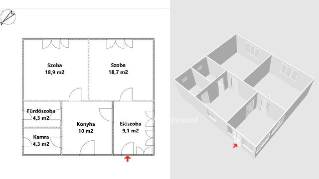 Eladó családi ház, Bükkzsércen 30 M Ft, 2 szobás