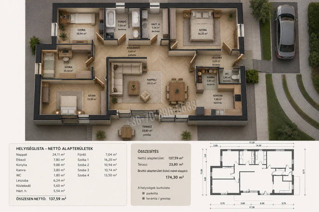Eladó családi ház, Gödöllőn 129 M Ft, 5 szobás