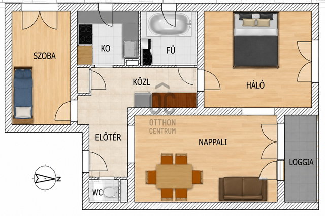 Eladó téglalakás, Budapesten, IX. kerületben 85 M Ft, 3 szobás