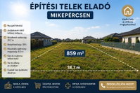Eladó telek, Mikepércsen 20.5 M Ft / költözzbe.hu