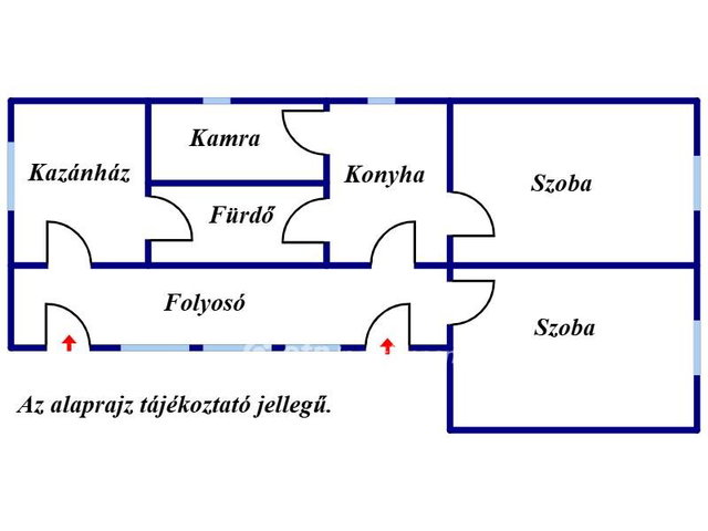 Eladó családi ház, Békéscsabán 8 M Ft, 2 szobás