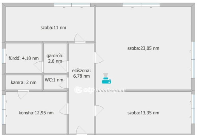 Eladó téglalakás, Bonyhádon 21 M Ft, 3 szobás