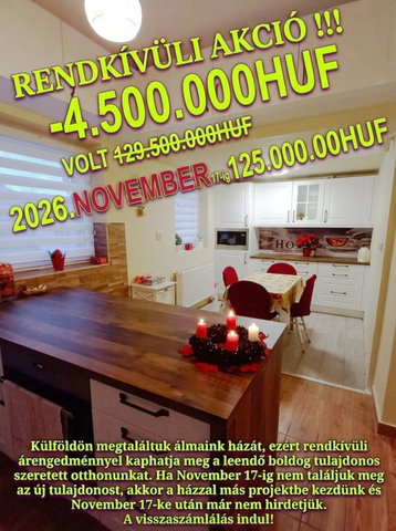 Eladó családi ház, Budapesten, XVIII. kerületben 125 M Ft