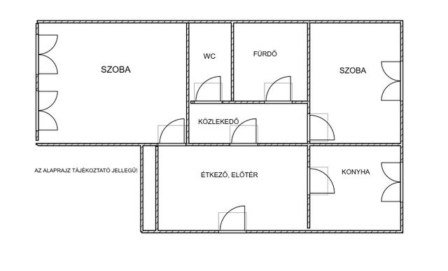 Eladó panellakás, Szegeden 53 M Ft, 53 szobás