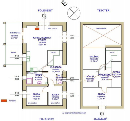 Eladó családi ház, Tiszaderzsen 63 M Ft, 2+2 szobás