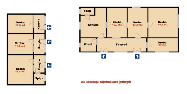 Eladó családi ház, Kiskunhalason 27 M Ft, 7 szobás