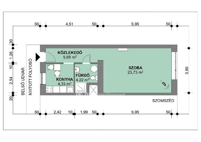 Eladó téglalakás, Budapesten, XI. kerületben 68.99 M Ft